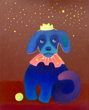 Original Pop Art Animal Painting by Annette Lindner
