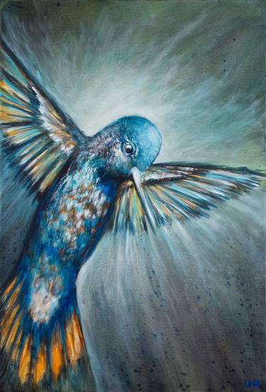 Original Figurative Animal Painting by Helena Monniello