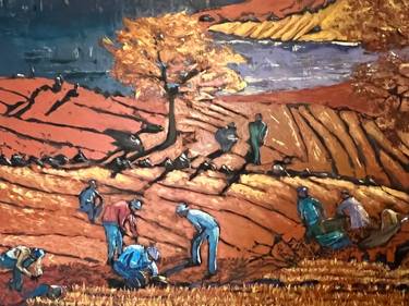 Original Figurative Landscape Painting by Carol Allen