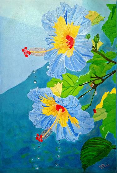 Original Photorealism Nature Painting by Kedar Shende