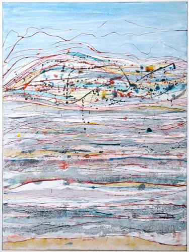 Original Abstract Expressionism Abstract Painting by Viviane Perez-Lorenzo