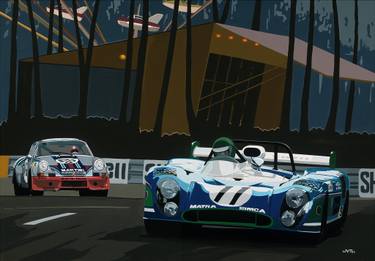 Original Pop Art Car Painting by Jean-Yves Tabourot