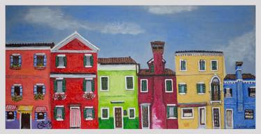 Original Expressionism Architecture Painting by Twanet Veldsman