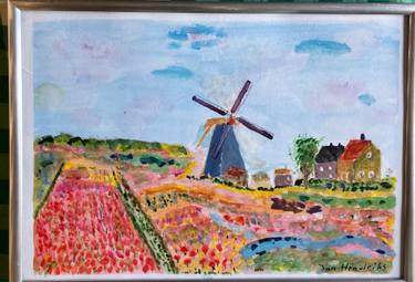 Original Impressionism Landscape Painting by Jan Hendriks