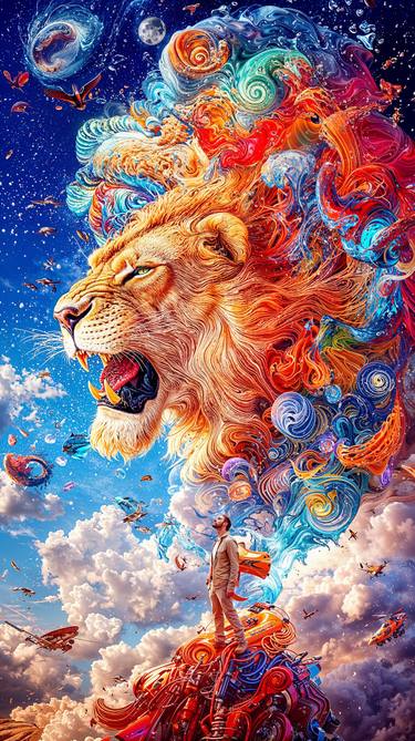 Original Artificial Intelligence Animal Digital by Cesar Peralta