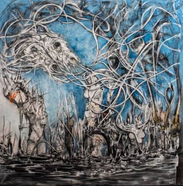 Original Conceptual Interiors Painting by Tobba Oskarsdottir