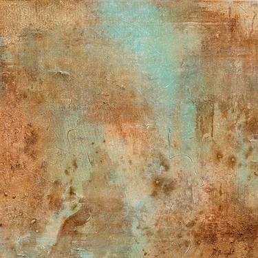 Original Abstract Travel Mixed Media by Masha Bright