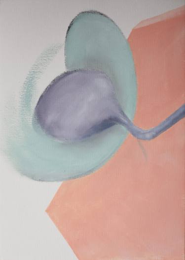 Original Abstract Still Life Painting by Angus Lowe