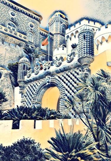 Original Conceptual Architecture Mixed Media by Diana Editoiu