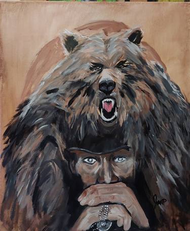 Original Conceptual People Painting by Jeff Montalvo