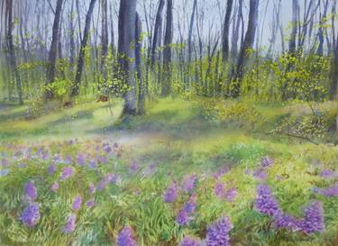 Original Impressionism Landscape Painting by Anastasiia Kolokolova