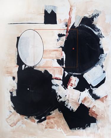 Original Abstract Portrait Paintings by Iryna Calinicenco