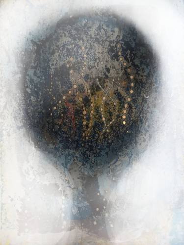 Original Abstract Portrait Digital by Iryna Calinicenco