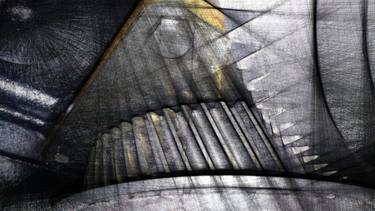 Original Abstract Expressionism Technology Digital by Iryna Calinicenco