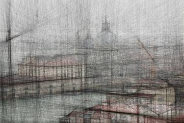 Original Abstract Expressionism Architecture Digital by Iryna Calinicenco