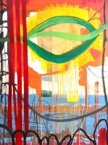 Original Abstract Expressionism Abstract Painting by Tanya Edmonds