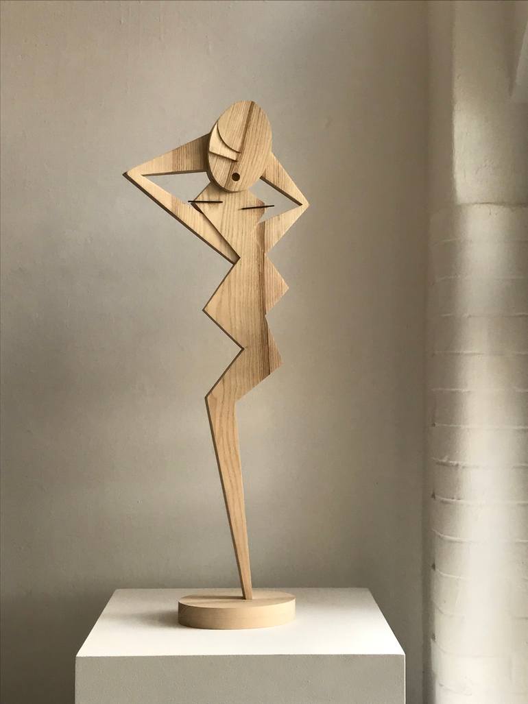 Original Abstract Expressionism Women Sculpture by Sheraya Berlin