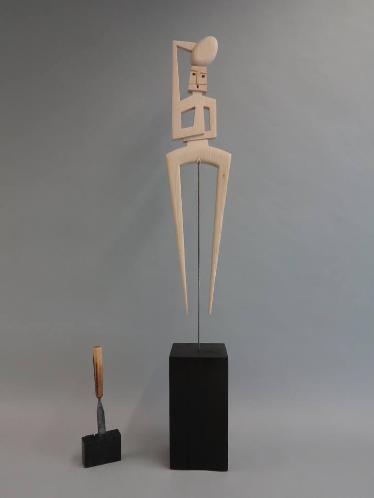 Original Cubism Abstract Sculpture by Sheraya Berlin