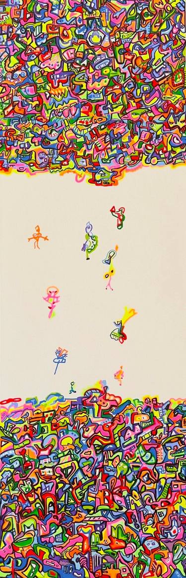 Original Pop Art Graffiti Drawings by Muriel Deumie