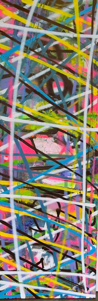 Original Street Art Graffiti Paintings by Muriel Deumie