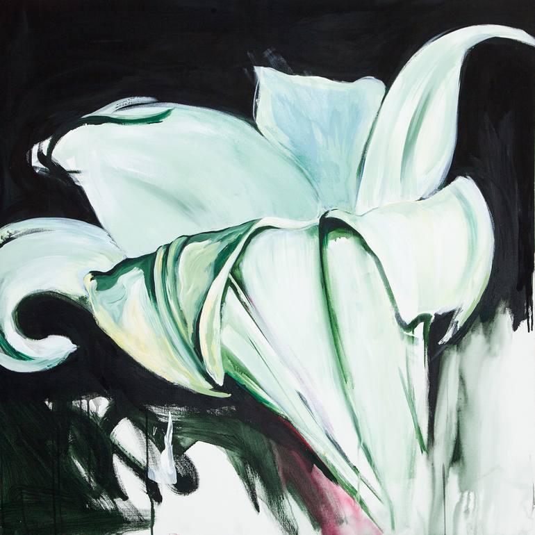 Original Expressionism Floral Paintings by Fabiola Quezada