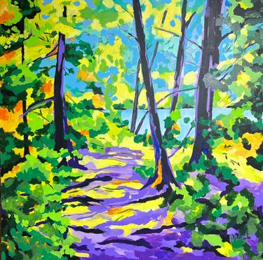 Original Abstract Expressionism Landscape Painting by Thomas Harle
