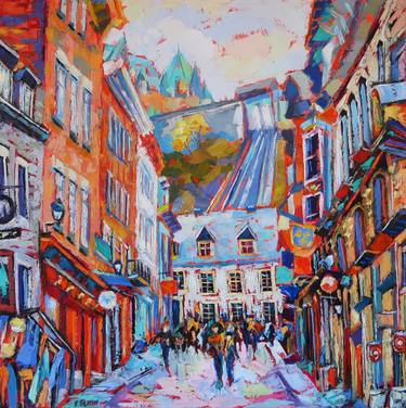 Original Expressionism Architecture Paintings by Elizabeth Elkin