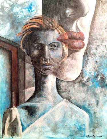 Original Contemporary Fantasy Painting by Stelian Blagoslov