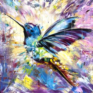 Original Impressionism Animal Printmaking by Marina Skromova