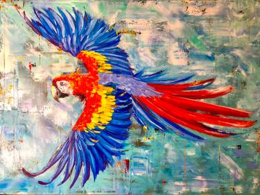 Original Impressionism Animal Printmaking by Marina Skromova