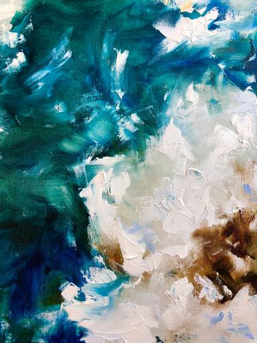 Original Abstract Expressionism Abstract Printmaking by Marina Skromova