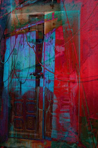 Original Abstract Architecture Digital by Karen Platt