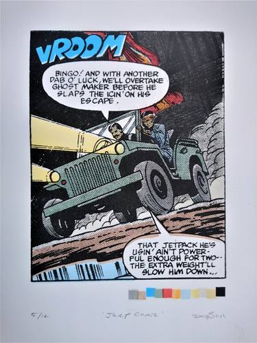 Original Illustration Automobile Printmaking by Dylan Bell