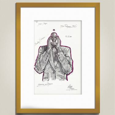 Original Figurative Women Drawing by Prosper Aluu