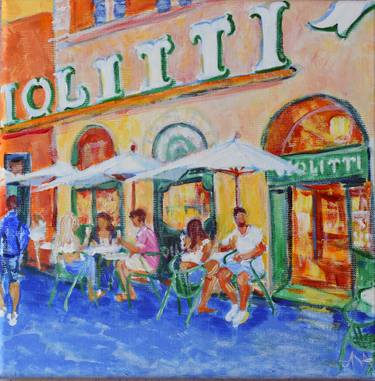 Original Expressionism Travel Painting by Ana Smarz