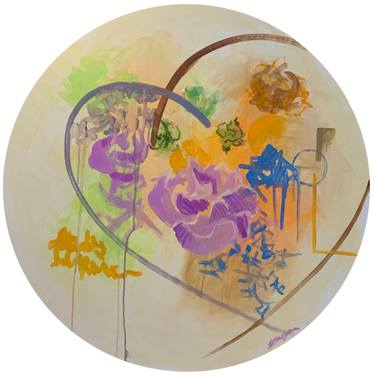 Original Abstract Love Painting by Yejee Yoon