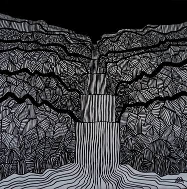 Original Street Art Graffiti Painting by Metka Gelt