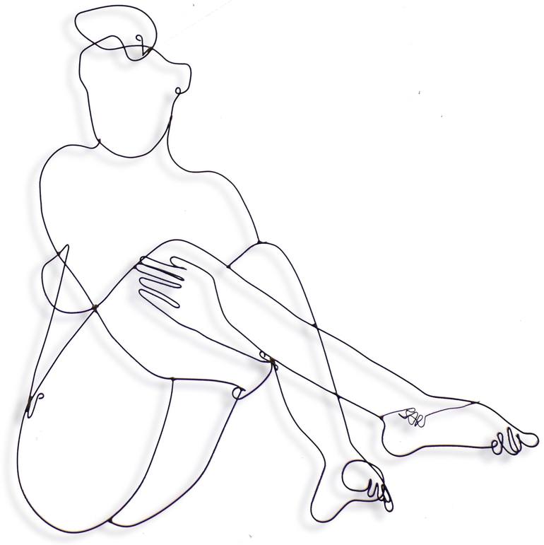 Original Figurative Nude Sculpture by Bart Soutendijk