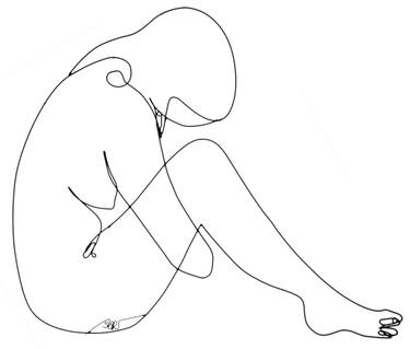 Original Figurative Nude Sculpture by Bart Soutendijk