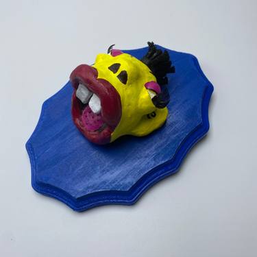 Original Pop Art Wall Sculpture by Alexandra Koumbaros