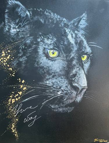 Original Figurative Animal Painting by Yunna Way