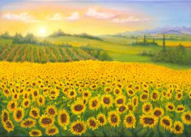 Original Fine Art Landscape Painting by Ludmilla Ukrow
