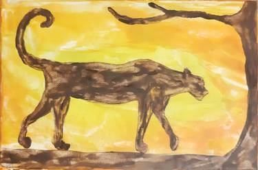 Original Fine Art Cats Paintings by Vera Polyachenko