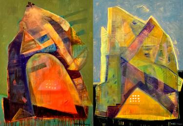Original Contemporary Abstract Painting by Manik Das