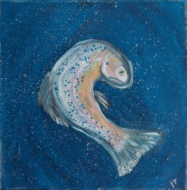 Original Fine Art Fish Paintings by Joan Gundersen
