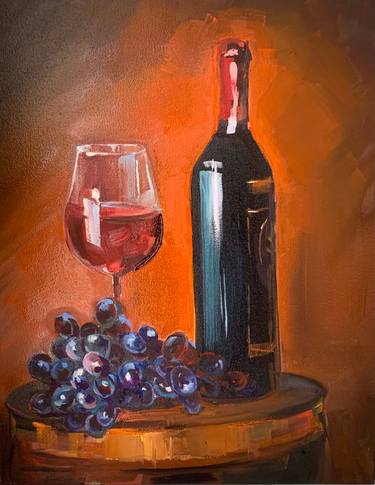 Original Still life Food & Drink Painting by Anastasiia Tkachenko