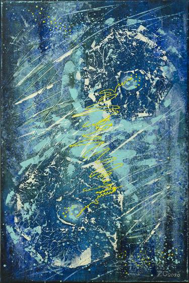 Print of Abstract Outer Space Paintings by Zhanna Golubtcova