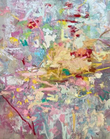 Original Abstract Expressionism Abstract Painting by Chanida Aroonrungsi