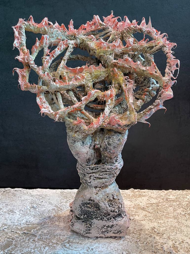Original Conceptual Abstract Sculpture by Kerstin Amend-Pohlig