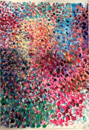 Original Art Deco Women Painting by Jenny Yusupov